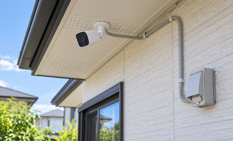 空き回路のある住宅用分電盤を確認するイメージ